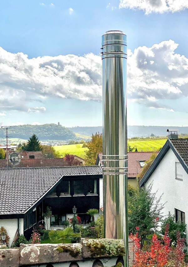 Edelstahl Schornsteinsanierung vom Experten ASK in Deutschland - jahrelange Erfahrung in Schornsteinsanierungen und Schornsteintechnik